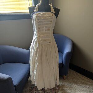 Vintage Algo-Ettes White Sundress